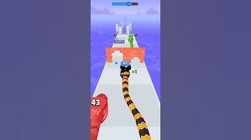 🐍186🐍Funny Gameplay🐍Snake Race Run🐍 #shorts#snakegame#shortsfunny#snakerun