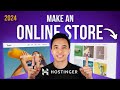 How to make an online store in hostinger  ecommerce tutorial 2024