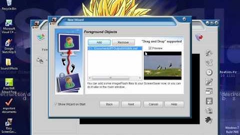 how to make your own windows 7 theme screensaver (bonus) part