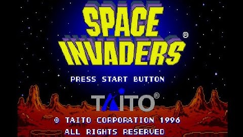Space Invaders Review for the SEGA Saturn by John Gage