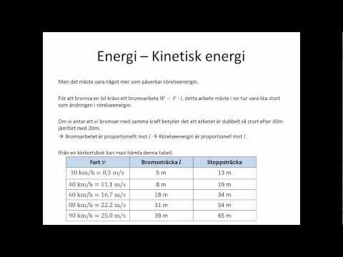 Fysik A - Kinetisk Energi.wmv