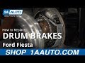 How to Replace Rear Drum Brakes 09-19 Ford Fiesta