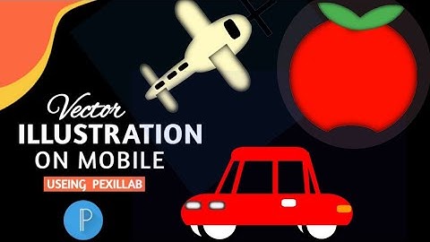 vector illustration graphic design on pixellab | mob graphic design  | pixellab tutorial