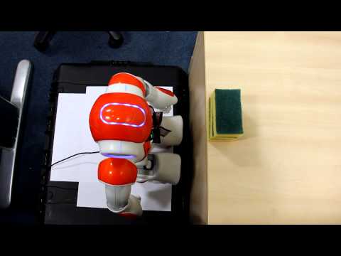 Week 5 video log -- Nao moves arm in unstructured world with ILP