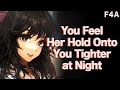 You feel her hold onto you tighter at night 1 hrstorm ambiancehead patssleepy girlfriend