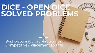 Dice - Open Dice Solved Problems