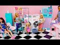 Barbie Doll Laundry Day Routine - Toy Washing Machine Laundry Mat Playset