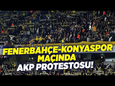 Fenerbahçe-Konyaspor Maçında AKP Protestosu! | KRT Haber