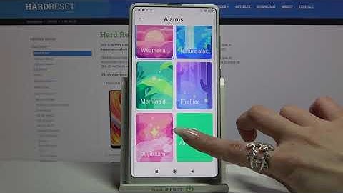 How to Set Up Alarm Clock in XIAOMI Mi Mix 2S – Find Clock Settings