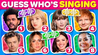 GUESS WHO'S SINGING 🎙️🎶 Most Popular Singers & Songs | Music Quiz 2024