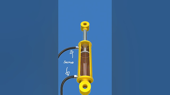 Hydraulic Cylinders Push Harder Than They Pull