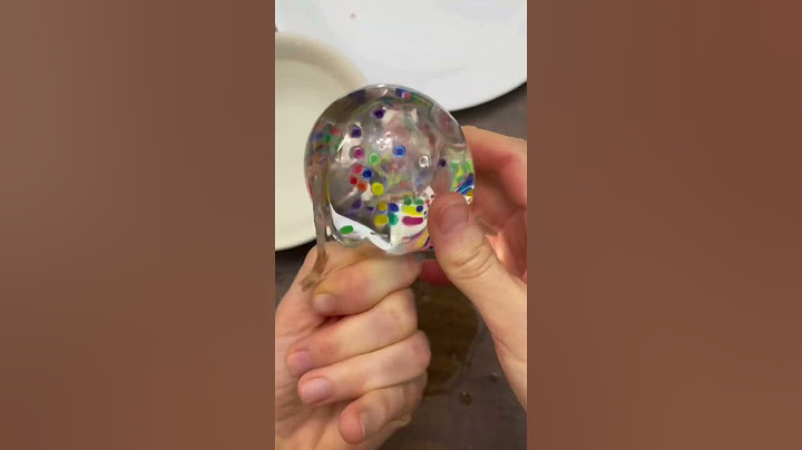 DIY Orbeez water bead nano stress ball! 😃 fidgetfun #nanotape