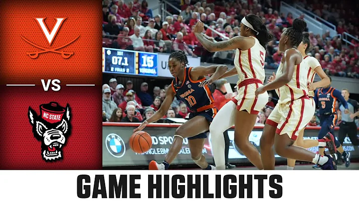 Virginia vs. NC State Women's Basketball Highlight...