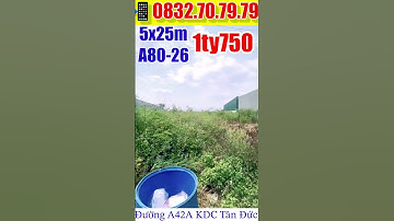 Sát đường 17A KDC Tân Đức GĐ1 - Sổ Hồng Riêng | BĐS Huỳnh Hùng