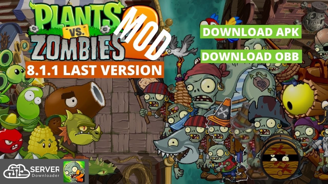 DOWNLOAD PLANTS VS ZOMBIES 2 MOD (COINS AND GEMS) 8.1.1