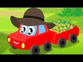 Год повернул круг | музыка для младенцев | мультфильмы | Little Red Car Russia | Дошкольное видео