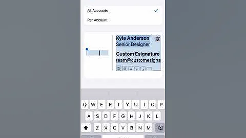 How to Install Custom Esignature on iPhone - Apple Mail