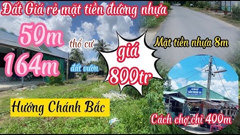 ❤️ Đất Tiền Giang Giá Rẻ. 214m thổ vườn mặt tiền đường nhựa( DH 16C) giá cực kỳ yêu thương.