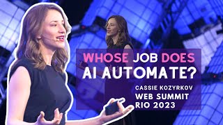 Whose job does AI automate?