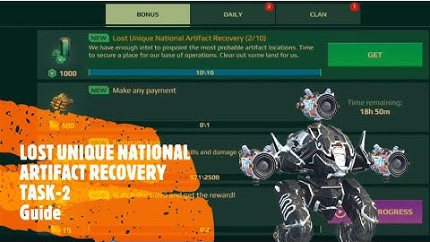 WAR ROBOTS LUNAR EVENT 2021 || MYSTERY TASK-2 || GUIDE