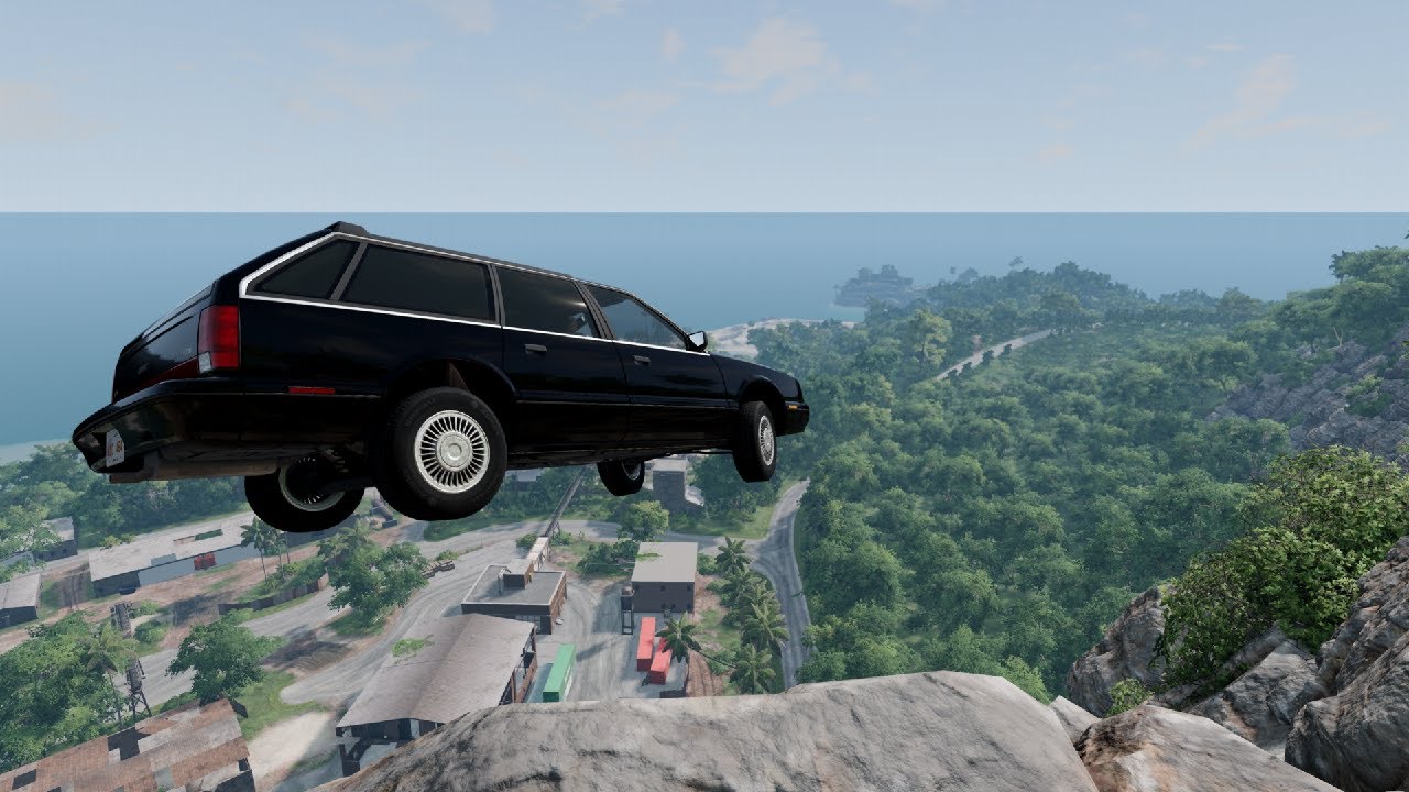 Realistic Cars Fall Off Cliffs | beamng drive accidents #19 CCShow ...