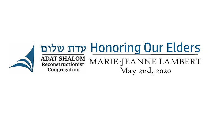 05/02/2020 Honoring Our Elders: An Interview with ...