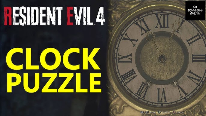 Resident Evil 4 Remake Grandfather Clock Puzzle - VeryAli Gaming