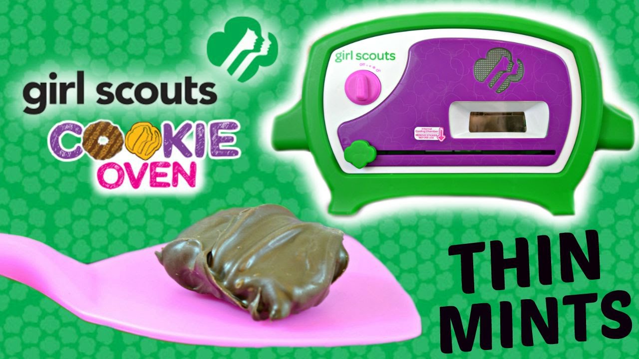 GIRL SCOUTS COOKIE OVEN How To Bake Thin Mint Girl Scout Cookies DIY 