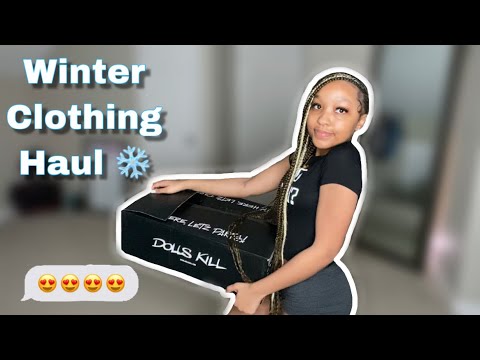 Winter Clothing Try-On Haul ! Dolls Kill ™ | Lil Java - YouTube