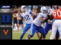 Duke vs. Virginia Condensed Game | 2021 ACC Football