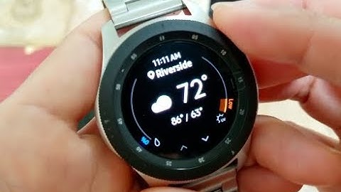 How To Change Degree C to F Weather On Samsung Galaxy Smart Watch 42mm & 46mm! 9 2 18