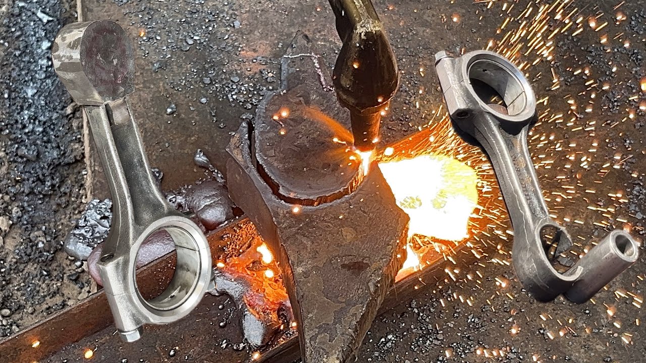 How to repair diesel engine con rod // Diesel engine con Rod - YouTube