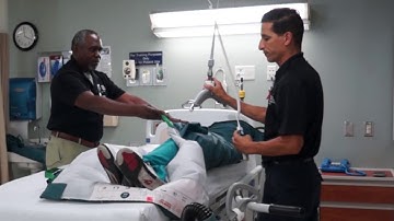 Proning a Patient on Same Surface with HoverMatt & Ceiling Lift | TGH Safe Patient Handling
