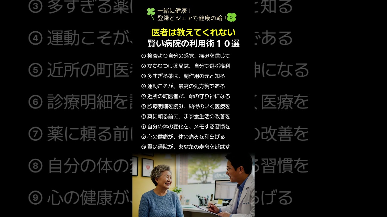 医者は教えてくれない賢い病院の利用術10選