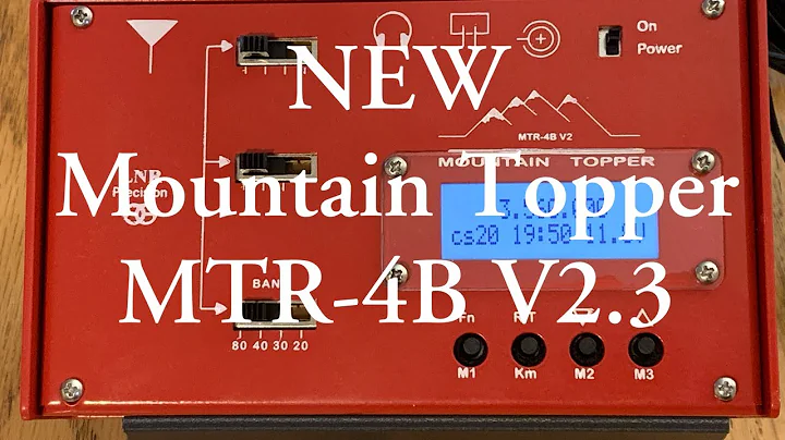 NEW Mountain Topper MTR-4 v2.3 Power Up, features, and First Contact