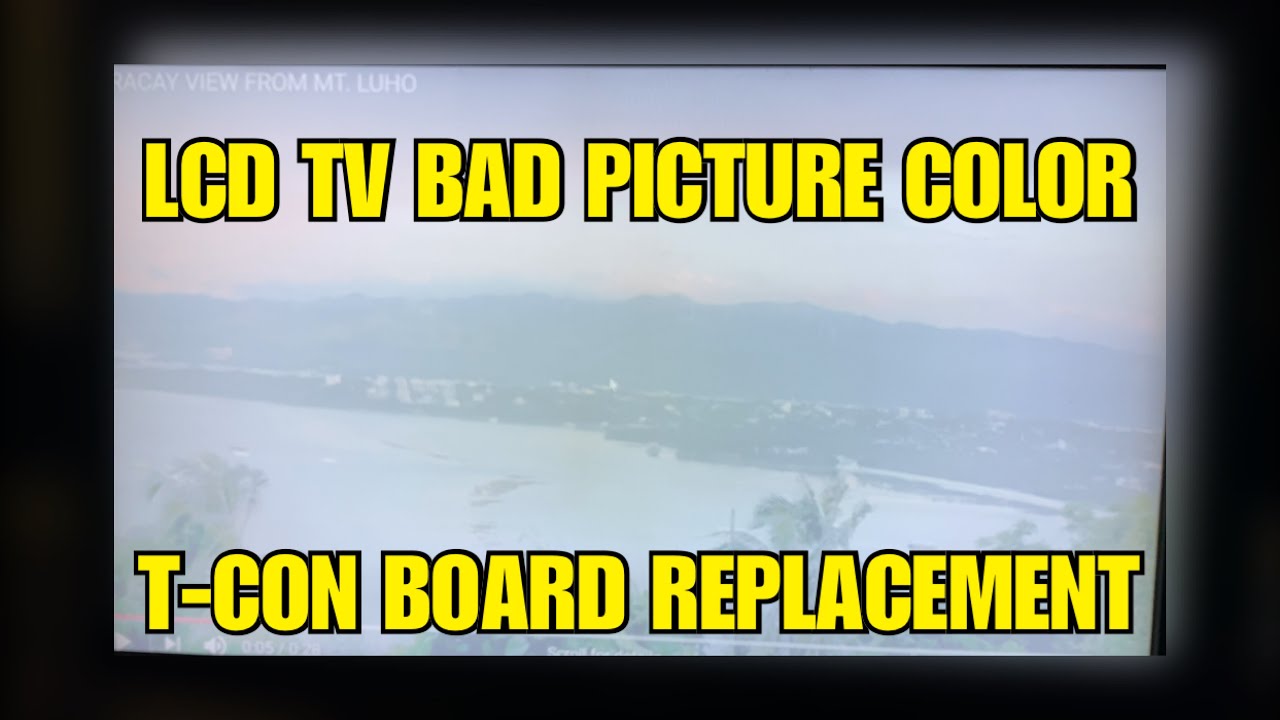 SAMSUNG LCD TV BAD COLOR TCON BOARD REPLACEMENT YouTube