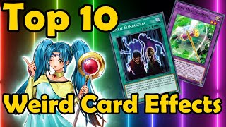 Top 10 Weird Cards Effects in YuGiOh