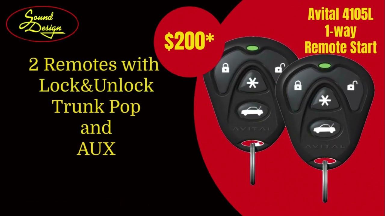 Avital and Python Alarm and Remote Start - YouTube