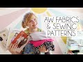 FABRIC HAUL & FAVOURITE AUTUMN WINTER SEWING PATTERNS