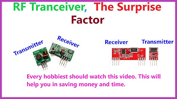 The 433MHz transmitter and Receiver , This Real Factor Will Make You Surprised
