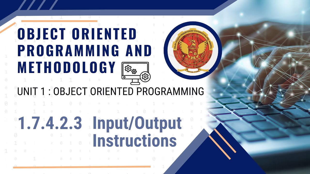 1.7.4.2.3 Input/Output Instructions | CS305/CS504(B) | - YouTube