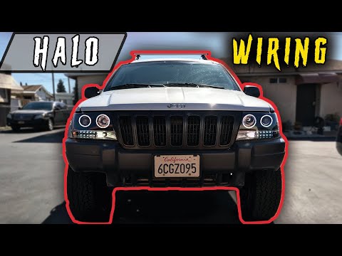 How to Wire and Install Halo Headlights on Jeep Grand Cherokee WJ