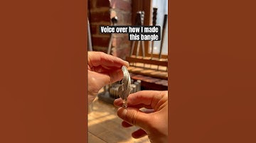 Repousse and chasing a feather bangle - Jack Hsu Studio