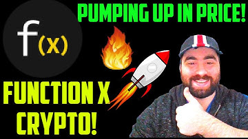 Function X CRYPTO PUMPING UP IN PRICE! Grew 7 cents in value so far!