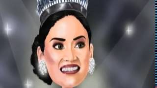 Beeme Arts Miss Universe 2015 Miss Pia Wurtzbach Animated Caricature