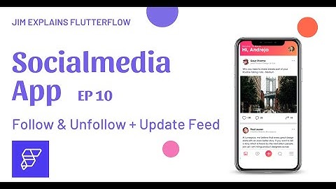 FlutterFlow - Follow And Unfollow System