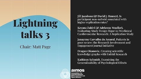 AIMOS2022 Lightning Talks 3 - Pre-recorded Lightning Talks