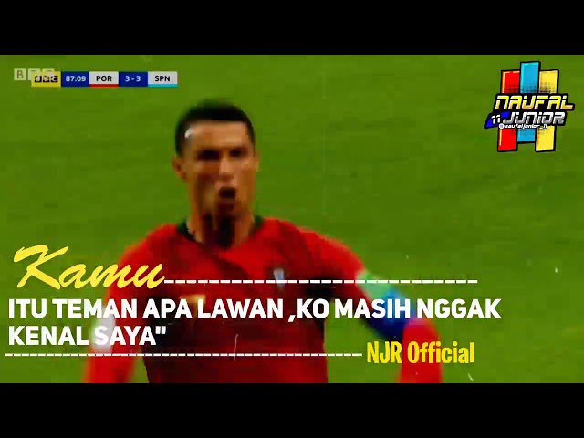 Story Wa Sepak Bola 30Detik Ronaldo(Sindiran Pedas) class=