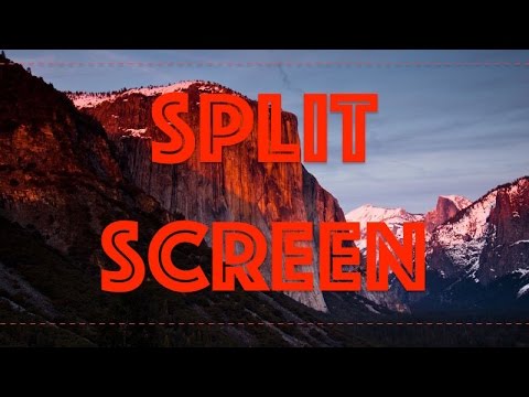 How to Split Screen in OS X El Capitan!
