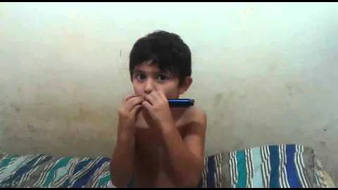 Samuel e sua gaita.